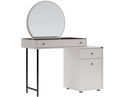 Coiffeuse avec miroir et rangements Tiana (Modèle 3)