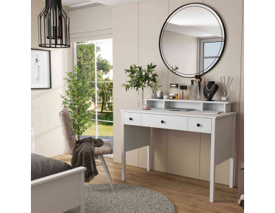 Coiffeuse 3 tiroirs en aggloméré Frannie