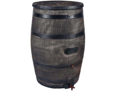 Récupérateur d'eau de pluie en polyéthylène avec robinet chromé Barrel (350 litres)