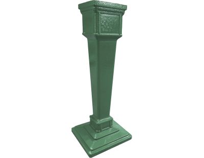 Colonne pour boîte aux lettres en aluminium grand modèle 1950 (Vert)