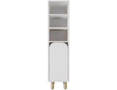 Colonne de rangement en aggloméré Parma (Blanc)