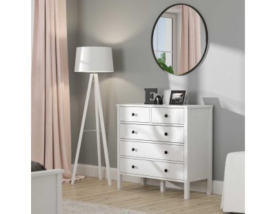 Commode en aggloméré Frannie (Modèle 3 : 90 x 40 x 85 cm)