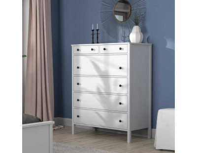 Commode en aggloméré Frannie (Modèle 5 : 108 x 45 x 123 cm)