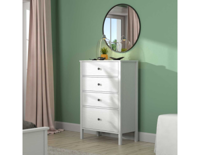 Commode en aggloméré Frannie (Modèle 2 : 77 x 40 x 115 cm)