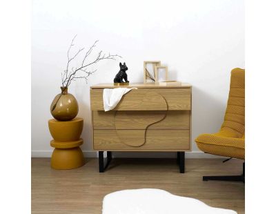 Commode en mdf et métal Calypso
