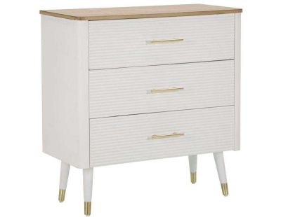 Commode en bois 3 tiroirs Matera 78 x 37 x 80 cm