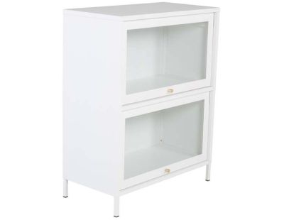 Commode 2 portes en acier Bakal (Blanc)