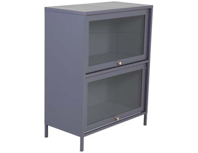 Commode 2 portes en acier Bakal (Gris)