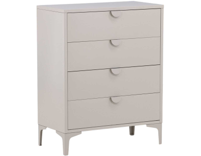 Commode 4 tiroirs en métal beige Piring