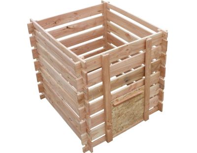 Composteur en bois de douglas naturel (700 litres)