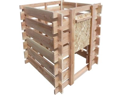 Composteur en bois de douglas naturel (379 litres)