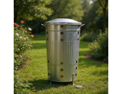 Composteur de jardin en métal galvanisé (90 L)