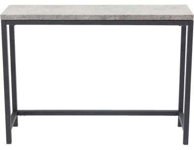 Console en acier et MDF Rise (Plateau imitation béton)
