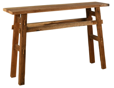 Console en bois recyclé