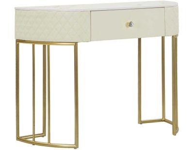 Console effet matelassé Sharon 100 x 40 x 75 cm