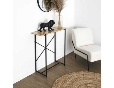 Console en mdf et métal Loka