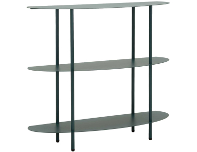 Console en métal Saturn 90 x 28 x 81 cm (Vert)