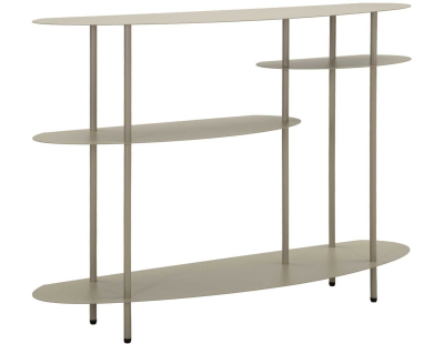 Console en métal Saturn 118 x 34 x 82 cm (Gris)