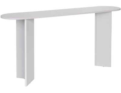 Console moderne en aggloméré Sira (Blanc)