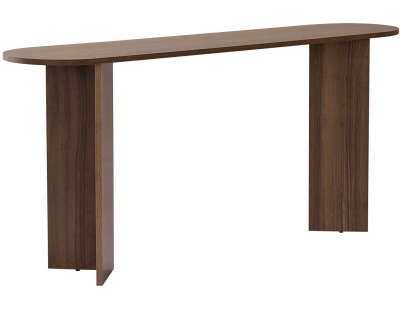 Console moderne en aggloméré Sira (Noyer)