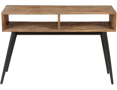 Console 2 niches en teck recyclé Woody