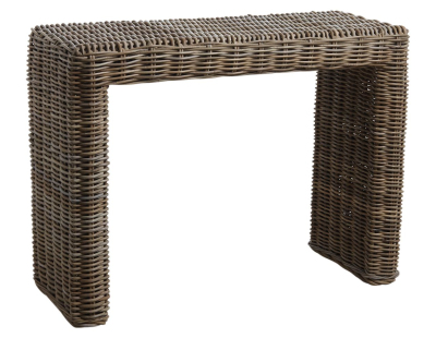 Console en poelet gris