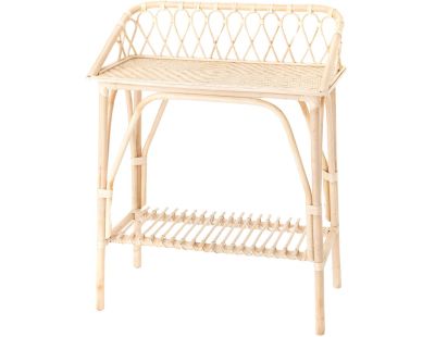 Console en rotin et bambou