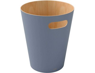 Corbeille en bois avec poignées de transport (Bleu ardoise)
