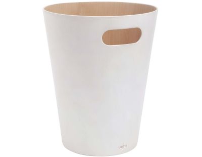 Corbeille en bois avec poignées de transport (Bois clair)