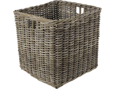 Corbeille en poelet gris (Lot de 3)