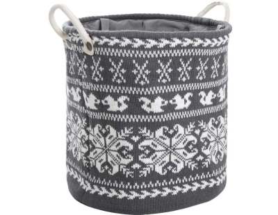 Corbeille à linge en laine Chalet