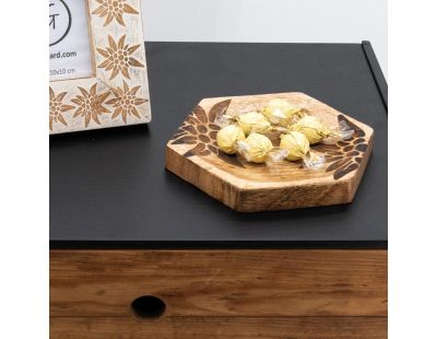 Corbeille en manguier Edelweiss (Lot de 2)