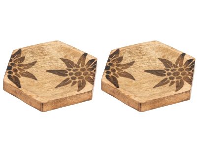 Corbeille en manguier Edelweiss (Lot de 2)