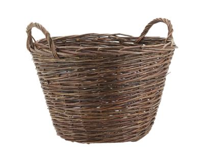 Panier à bûches en rotin gris ceruse - Déco/Panier bûches - Boutique  décoration et aménagement jardin - poterie jardin - Univers Jardin