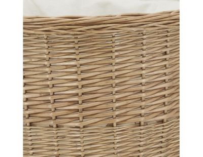 Corbeille en osier miel et coton