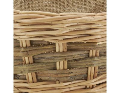 Corbeille à pain en osier et jute