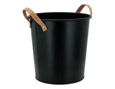 Corbeille à papier en métal Cargo (Noir)