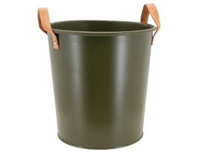 Corbeille à papier en métal Cargo (Kaki)