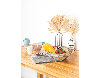 Corbeille en poelet gris