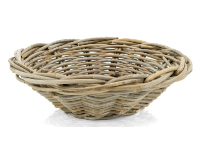 Corbeille en poelet gris