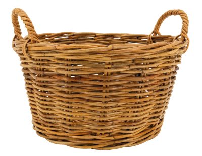 Corbeille en rotin naturel