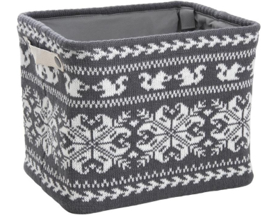 Corbeille de rangement en laine Chalet