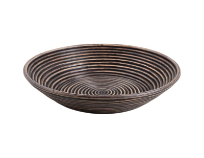 Corbeille ronde en rotin