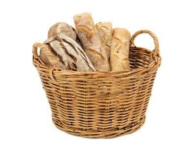Corbeille en rotin naturel