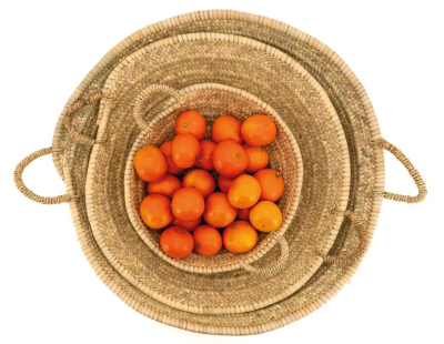 Corbeille à fruits en palmier souk (Ø 50)