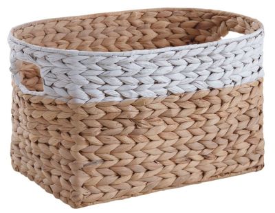 Corbeilles de rangement en jacinthe (Lot de 2)