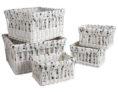 Corbeilles de rangement en osier