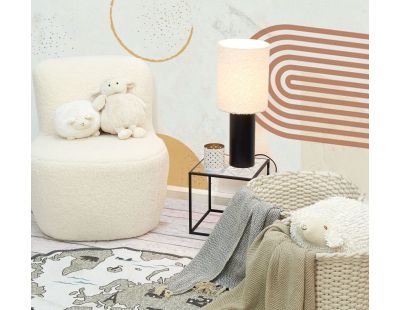 Corbeilles rondes en corde de coton écru (Lot de 3)