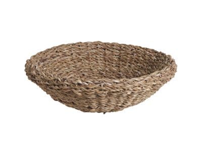 Corbeilles rondes en jonc naturel (lot de 3)