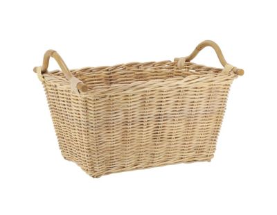 Corbeille à linge en rotin naturel
